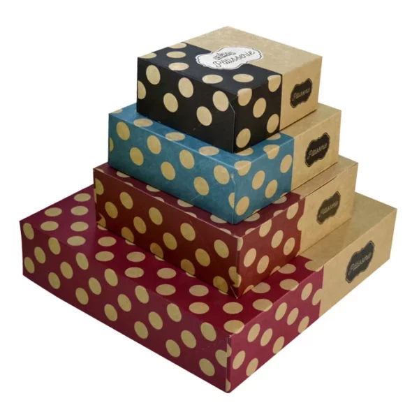 boites pâtissières kraft imprimée