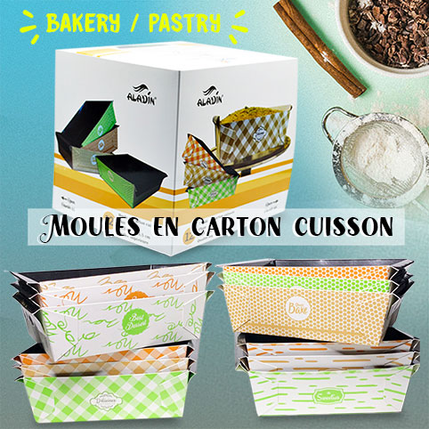 Boite de 12 Moules de cuisson en carton