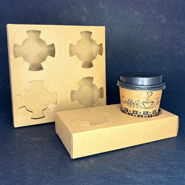 Support de goblet en papier Kraft